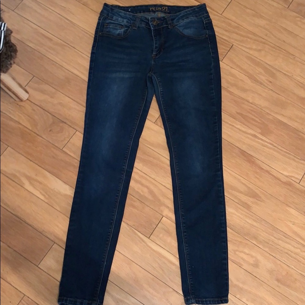 Rue21 Dark Washed Skinny Jeans